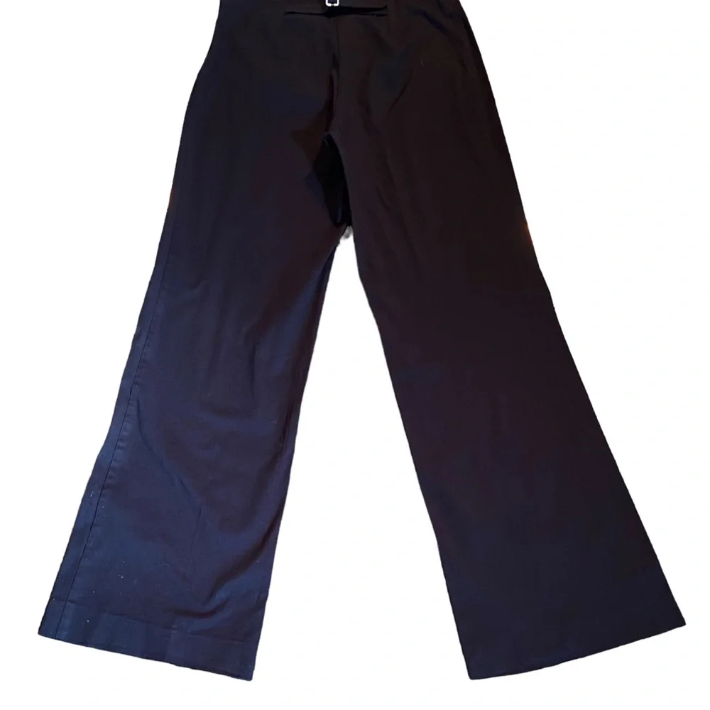 Sinequanone black wide legged dress pants with navel button details. Siz… - Picture 4 of 12